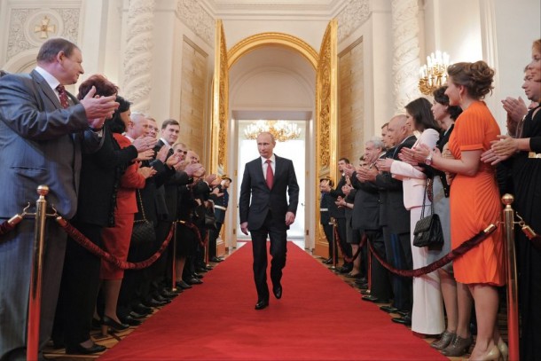Четыре года назад  Путин был избран на новый президентский срок