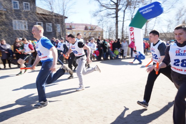 Ижемцы приняли активное участие в традиционной легкоатлетической эстафете в честь Дня Победы