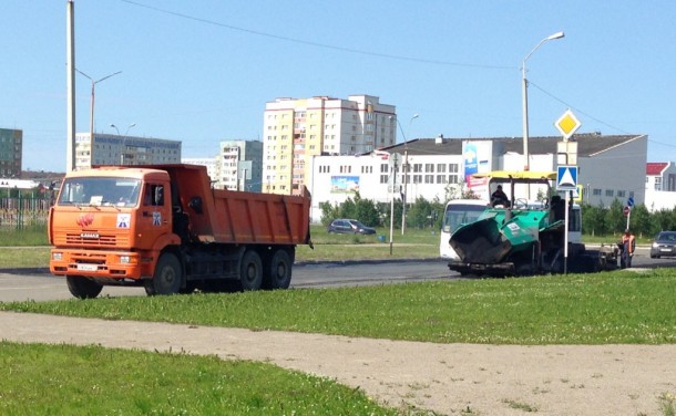 В Усинске завершен ремонт дорог